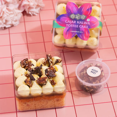 Gajar Halwa Toffee Cake