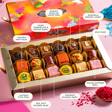 Assorted Mithai Box of 18