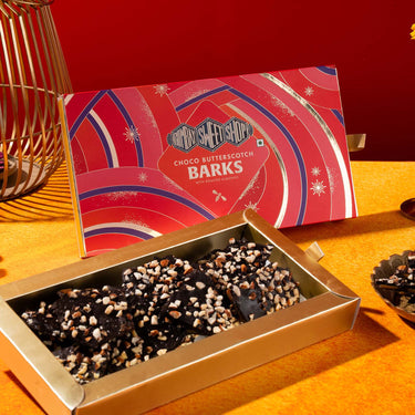Choco Butterscotch Barks (300g) in Gift Box