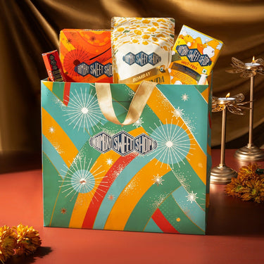 Large Green Diwali Gift Bag