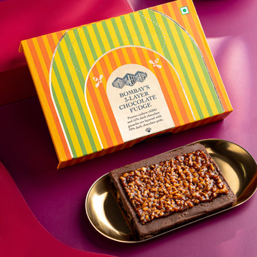 Bombay's 3-Layer Chocolate Fudge