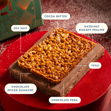 Chocolate Biscoff Christmas Fudge