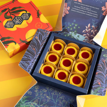 Mango Raspberry Barfi - Box of 9