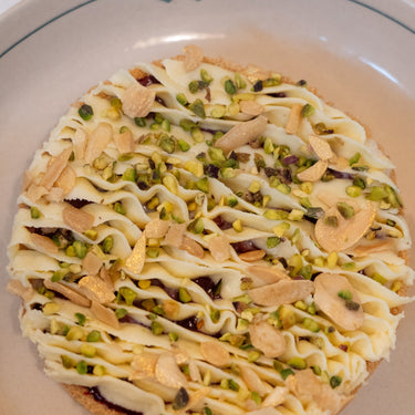 Nutcracker Cherry Ghevar Tart