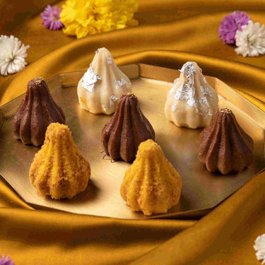 Ganpati collection- assortment of 3 new modaks for Ganpati