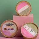 bombay sweet shop, 3-layer cassata ice-cream, tutti-frutti