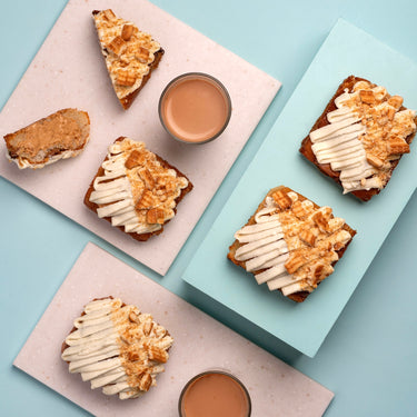 chai shahi buns filled with chai cream