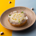 Coconut Rasmalai Ghevar Tart