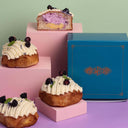 mulberry & cream shahi buns, shahi tukda, hot cross buns, vanilla custard, shahi tukda, bombay sweet shop 